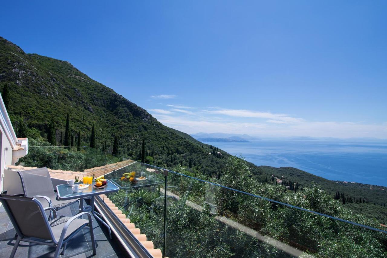 Apartamento Blue Sky Loft By Corfuescapes Spartylas Exterior foto